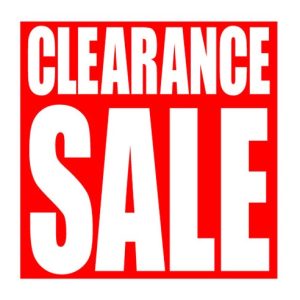 FOR SALE - Clearance